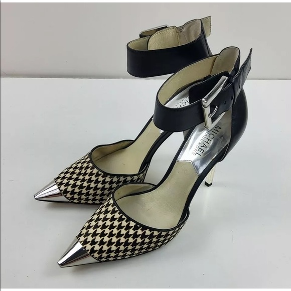 Michael Kors Shoes - Michael Kors Zady houndstooth heels